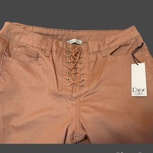 BNWT lace front ankle pants